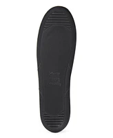 Muk Luks Men's Faux Leather Clog Slippers, Black, Medium