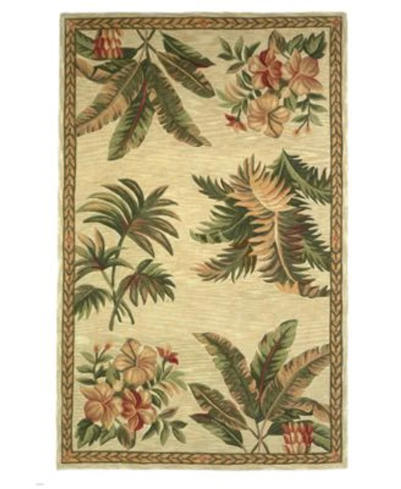 Kas Sparta Tropical Oasis 3133 Ivory Area Rug