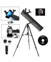 Galileo 800 X 95mm Astronomical Telescope and Red Dot Finder Scope and Stellarium Cd