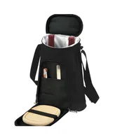 Picnic at Ascot - 2 Bottle Wine Cooler Tote with Cheese Board, Knife, Corkscrew