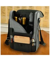 Picnic at Ascot Bordeaux Insulated Wine and Cheese Tote - Glass Glasses