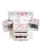 Mele & Co. Angelica Girl's Wooden Musical Ballerina Jewelry Box