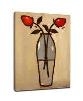 Ready2HangArt 'Conservative Rose Ii' Floral Canvas Wall Art