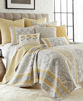 Levtex St. Claire Damask Reversible -Pc. Quilt Set