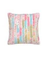 Levtex Vintage Rose Ruffled Decorative Pillow, 18" x 18"