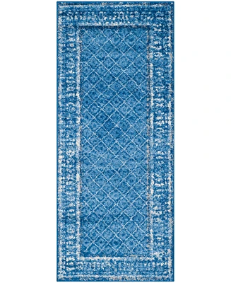 Safavieh Adirondack Light Blue and Dark Blue 2'6" x 6' Runner Area Rug