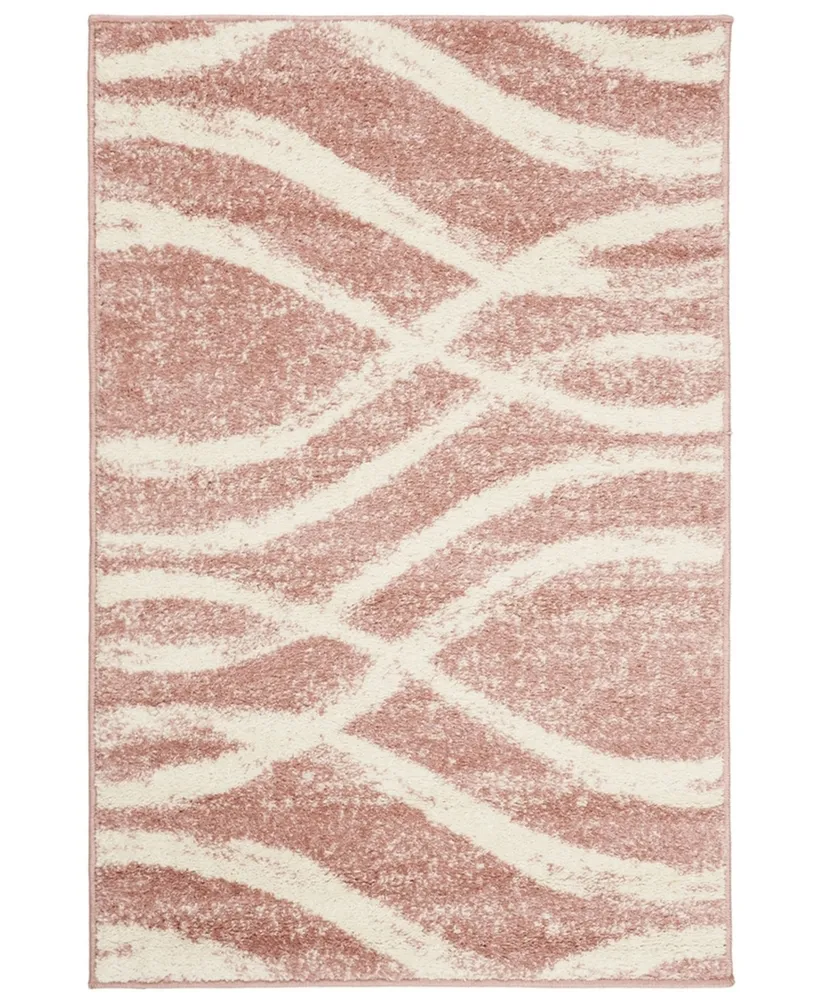 Safavieh Adirondack 125 Rose and Cream 2'6" x 4' Area Rug