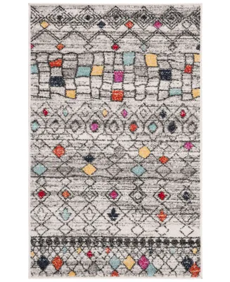 Safavieh Adirondack Light Gray and Fuchsia 3' x 5' Area Rug