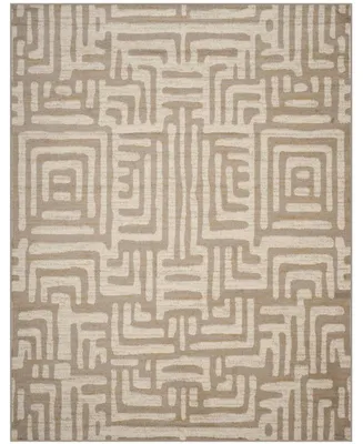 Safavieh Amsterdam AMS106 Ivory and Mauve 8' x 10' Outdoor Area Rug