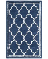 Safavieh Amherst AMT414 Navy and Beige 2'6" x 4' Area Rug