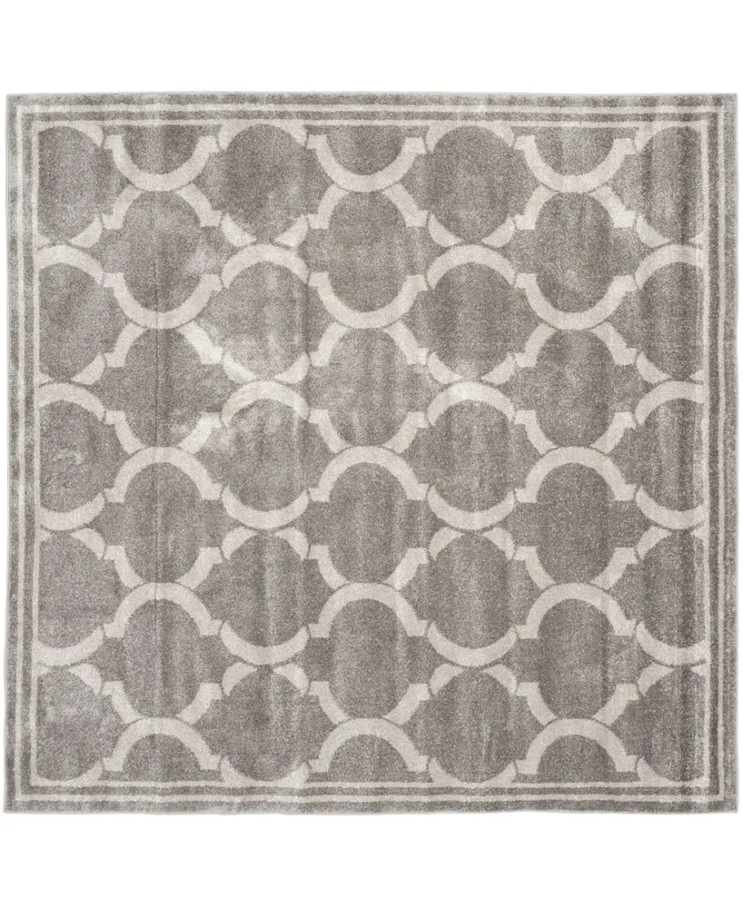 Safavieh Amherst AMT415 Gray and Light Gray 7' x 7' Square Area Rug