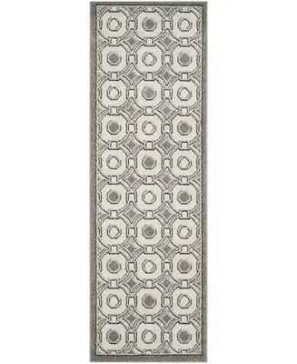 Safavieh Amherst AMT431 Ivory and Grey 2'3" x 7' Runner Area Rug