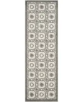 Safavieh Amherst AMT431 Ivory and Grey 2'3" x 7' Runner Area Rug