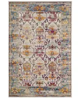 Safavieh Crystal CRS518 Cream and Teal 5' x 8' Area Rug