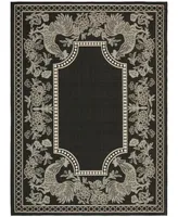 Safavieh Courtyard CY3305 Black and Sand 8' x 11' Sisal Weave Outdoor Area Rug