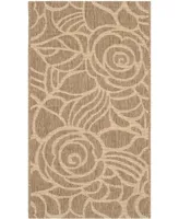 Safavieh Courtyard CY5141 Coffee and Sand 2' x 3'7" Outdoor Area Rug