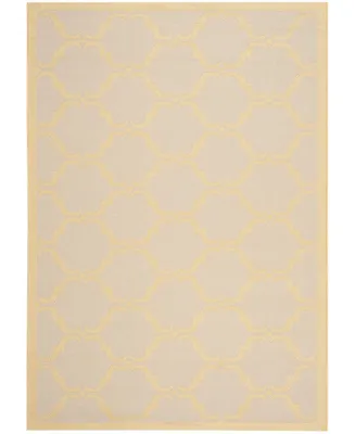 Safavieh Courtyard CY6009 Beige and 5'3" x 7'7" Sisal Weave Outdoor Area Rug