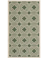 Safavieh Courtyard CY6112 Dark Green and Beige 2' x 3'7" Outdoor Area Rug