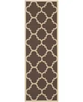 Safavieh Courtyard CY6243 Dark Brown 2'3" x 6'7" Sisal Weave Runner Outdoor Area Rug