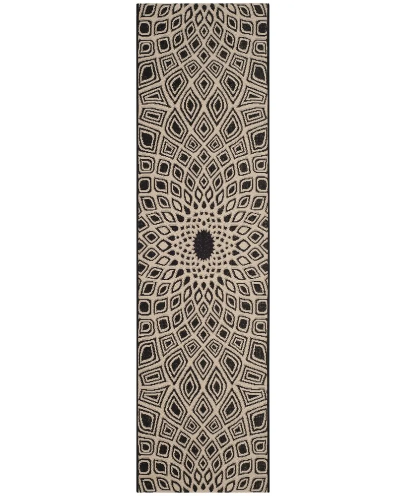 Safavieh Courtyard CY6616 and Beige 2'3" x 8' Sisal Weave Runner Outdoor Area Rug