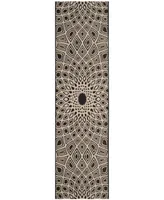 Safavieh Courtyard CY6616 and Beige 2'3" x 8' Sisal Weave Runner Outdoor Area Rug