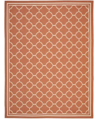 Safavieh Courtyard CY6918 Terracotta and Bone 8' x 11' Sisal Weave Outdoor Area Rug