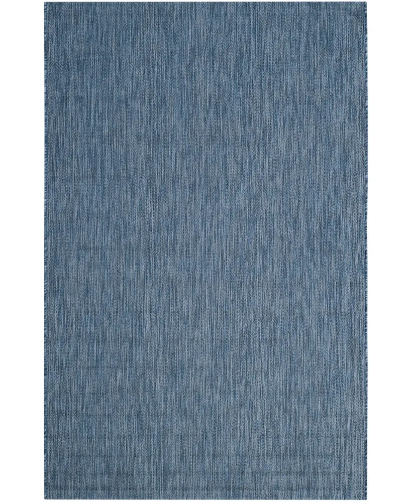 Safavieh Courtyard CY8520 Navy 5'3" x 7'7" Outdoor Area Rug