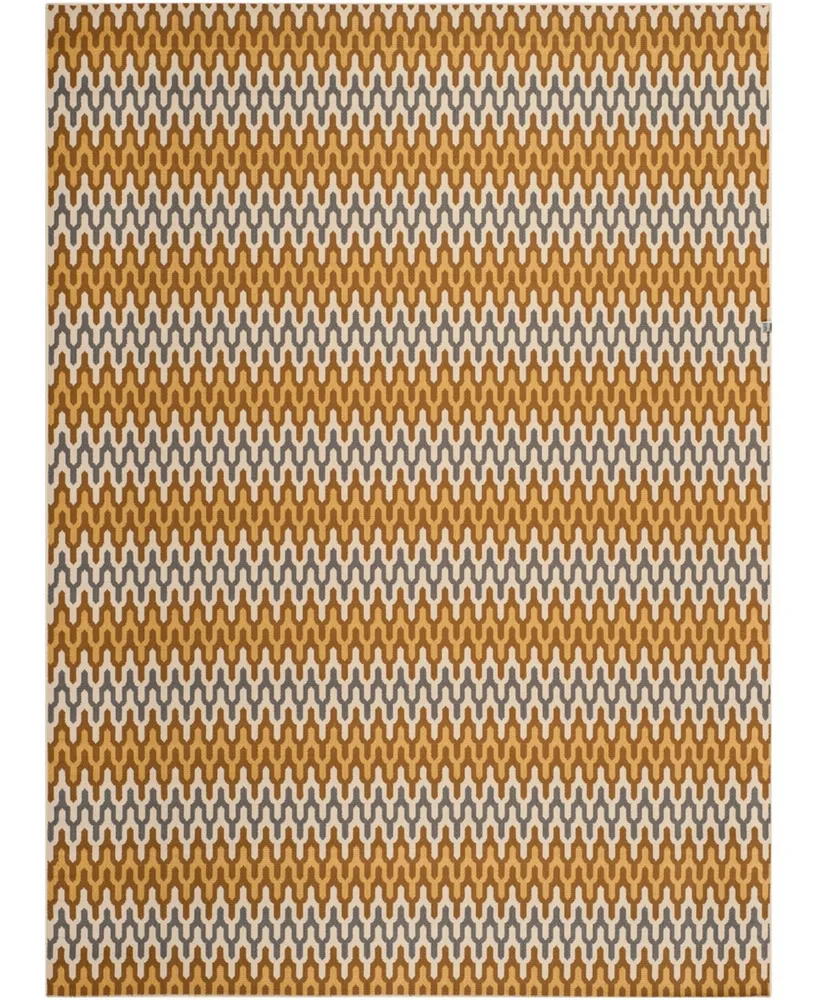 Safavieh Hampton HAM518 Camel and Brown 8' x 11' Outdoor Area Rug