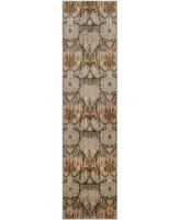 Safavieh Infinity INF553 Green and Brown 2' x 8' Runner Area Rug