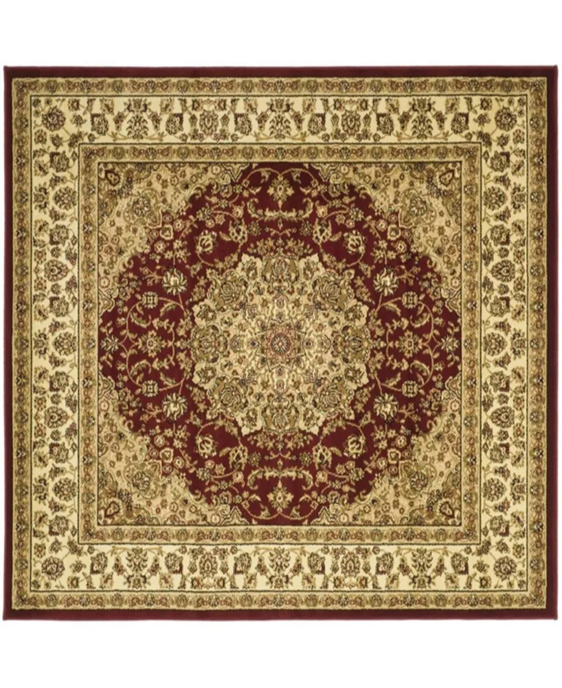 Safavieh Lyndhurst LNH222 Red and Ivory 6' x 6' Square Area Rug