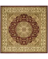 Safavieh Lyndhurst LNH222 Red and Ivory 6' x 6' Square Area Rug