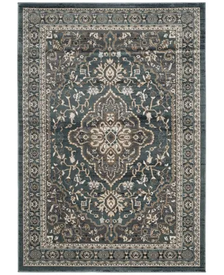 Safavieh Lyndhurst LNH338 Teal and Gray 5'3" x 7'6" Area Rug