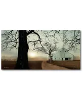 Courtside Market Old Oak Gallery-Wrapped Canvas Wall Art - 12" x 24"