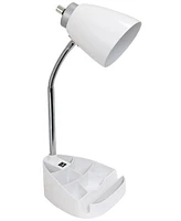 Limelight's Gooseneck Organizer Desk Lamp with iPad Tablet Stand Book Holder and Usb port