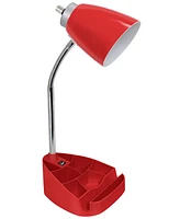 Limelight's Gooseneck Organizer Desk Lamp with iPad Tablet Stand Book Holder and Usb port