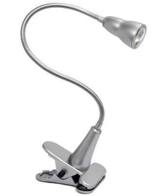 Simple Designs 1W Led Gooseneck Clip Light Desk Lamp