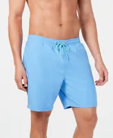 Club Room Men's Quick-Dry Performance Solid 7" Swim Trunks, Created for Macy's