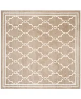 Safavieh Amherst AMT414 Wheat and Beige 5' x 5' Square Area Rug