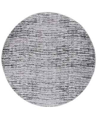 Safavieh Adirondack Silver and 4' x 4' Round Area Rug