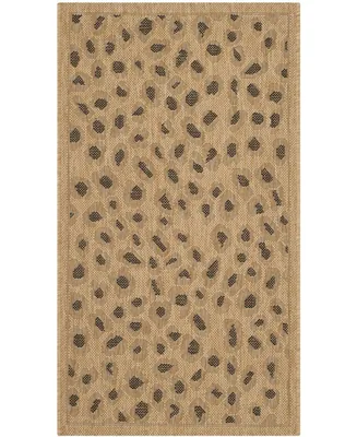 Safavieh Courtyard CY6104 Natural and Gold 2'7" x 5' Outdoor Area Rug