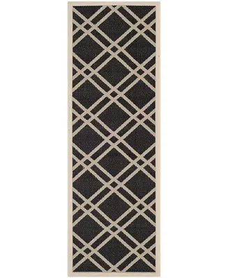 Safavieh Courtyard CY6923 and Beige 2'3" x 10' Sisal Weave Runner Outdoor Area Rug