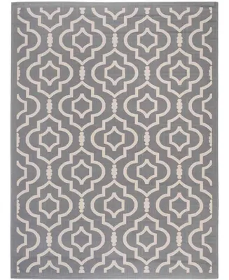 Safavieh Courtyard CY6926 Anthracite and Beige 9' x 12' Sisal Weave Outdoor Area Rug