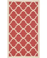 Safavieh Courtyard CY6903 Red and Bone 2'7" x 5' Sisal Weave Outdoor Area Rug