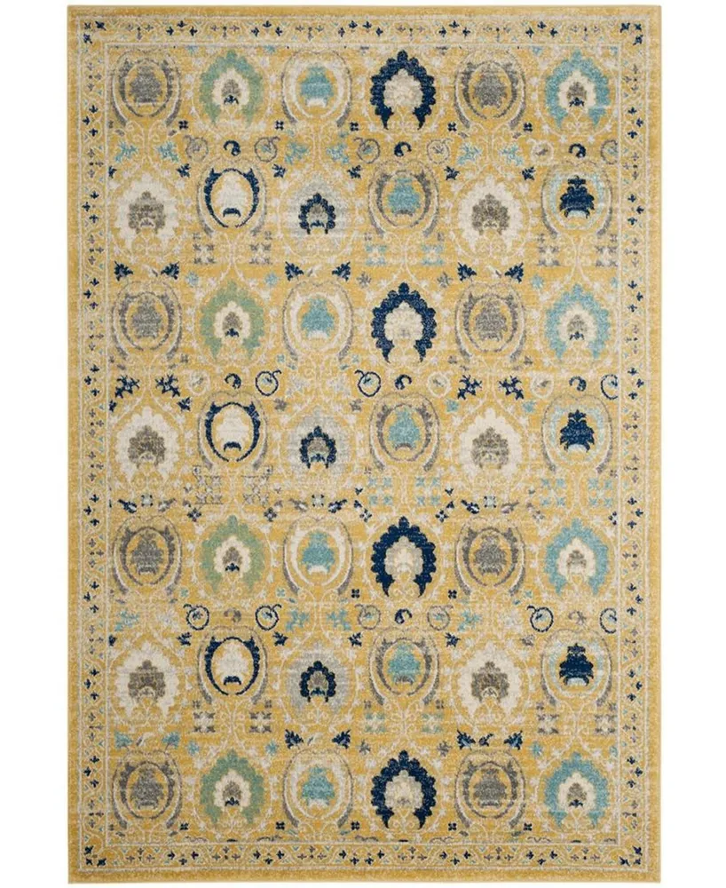 Safavieh Evoke EVK251 Gold and Ivory 10' x 14' Area Rug