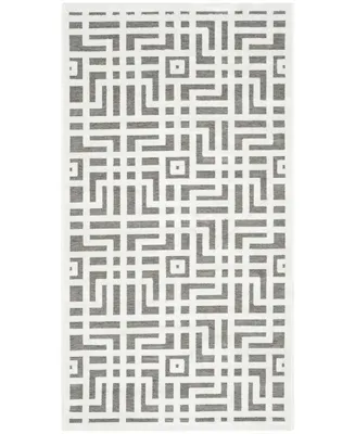 Safavieh Paradise PAR640 Ivory and Dark Gray 3' x 5' Area Rug