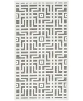 Safavieh Paradise PAR640 Ivory and Dark Gray 3' x 5' Area Rug