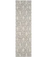 Safavieh Tunisia TUN295 Ivory and Light Grey 2'3" x 8' Runner Area Rug