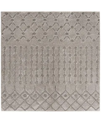 Safavieh Sparta SPG509 Gray 6'7" x 6'7" Square Area Rug