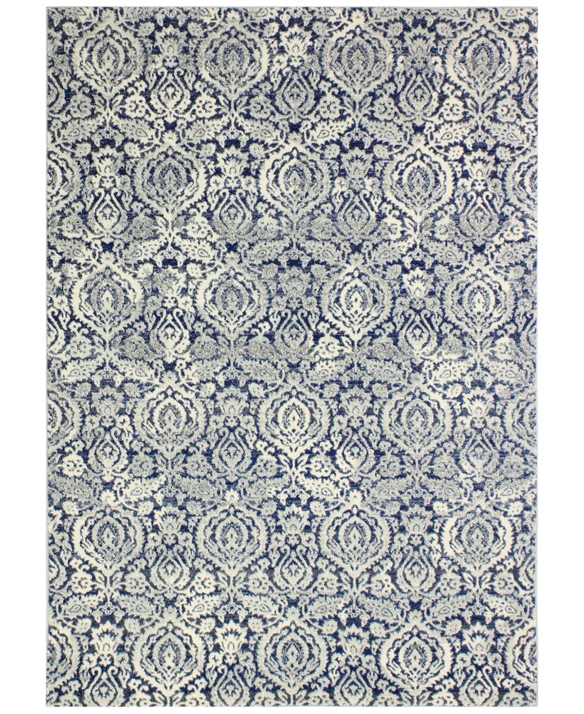 Closeout! Medley 5440A Dark Blue 3'6" x 5'6" Area Rug