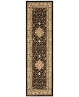 Safavieh Lyndhurst LNH213 Black and Ivory 2'3" x 10' Runner Area Rug